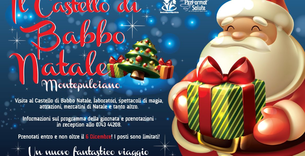 Il Giro Di Babbo Natale.Vieni Con Noi Al Castello Di Babbo Natale 20 Dicembre 2019 Unique Fitness E Salute