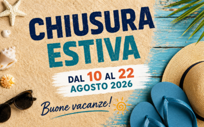 Chiusure estate 2026